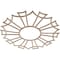 Ekena Millwork Augustus Wood Fretwork Pierced Ceiling Medallion, Red Oak, 28"OD x 9 7/8"ID x 3/8"T CMWP28X28X0375AURO - alternate 3